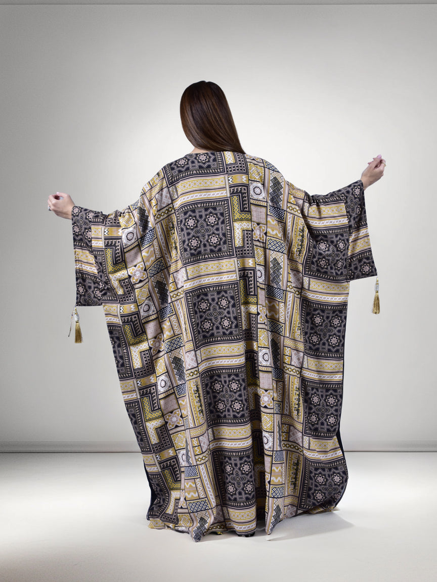 Mystic Mirage Kuwaiti Double-Faced Dress