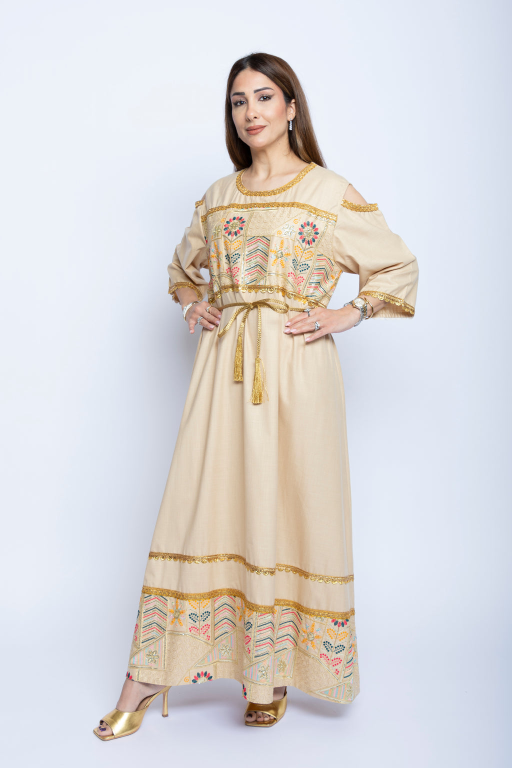 Sandsong Kuwaiti Embroidered Dress