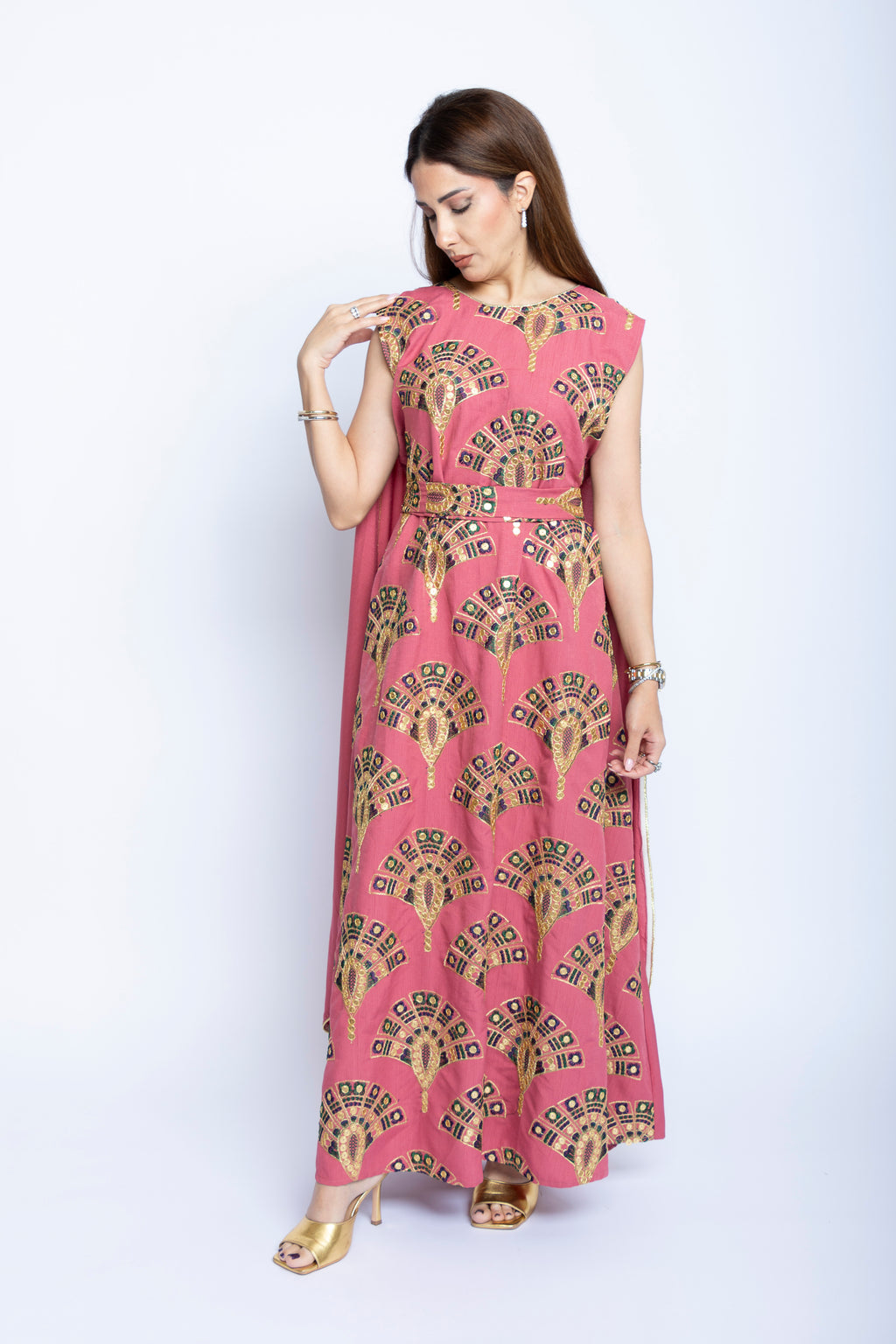 Rose Royale Kuwaiti Cape Dress