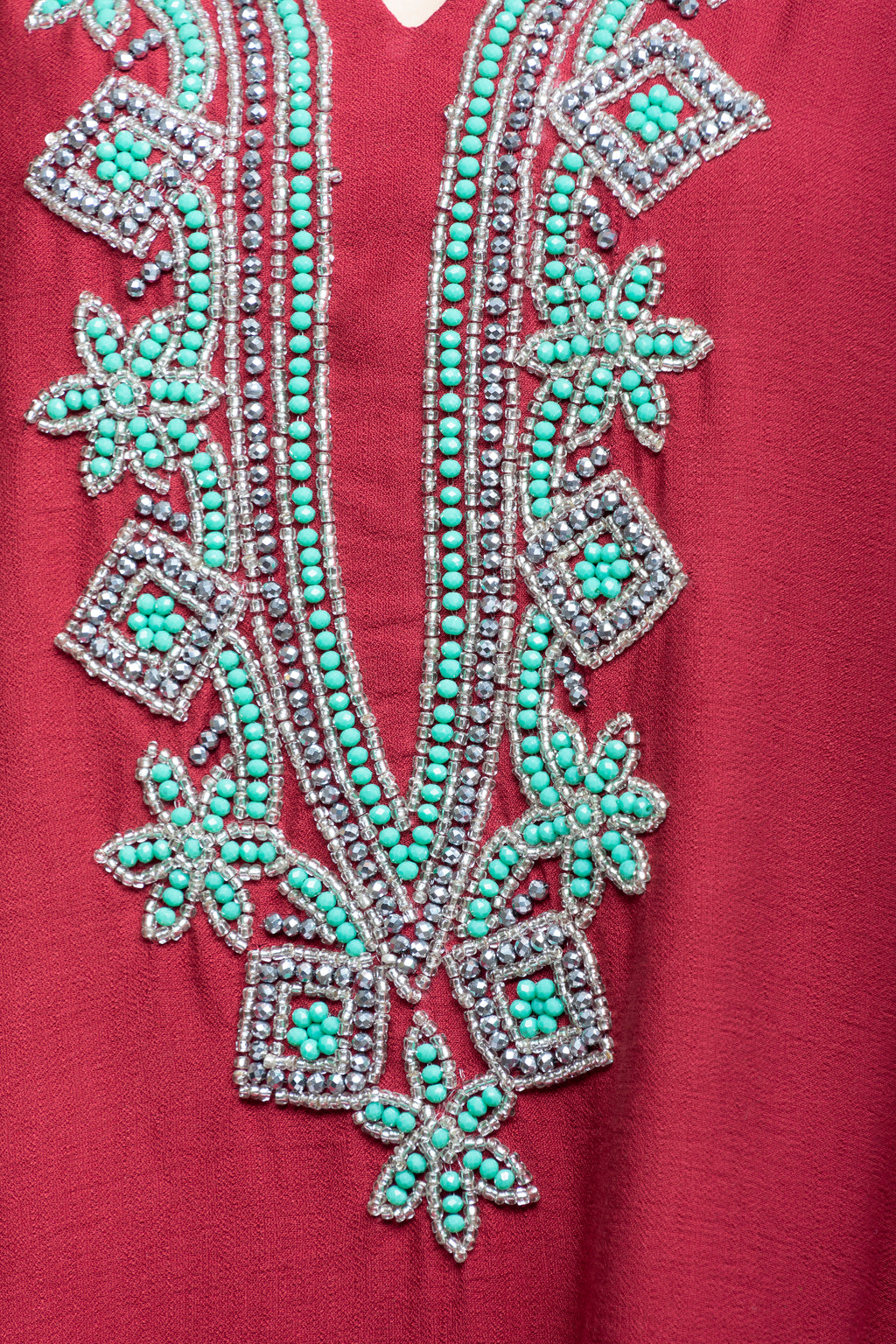 Ruby Bloom Kuwaiti Beaded Kaftan