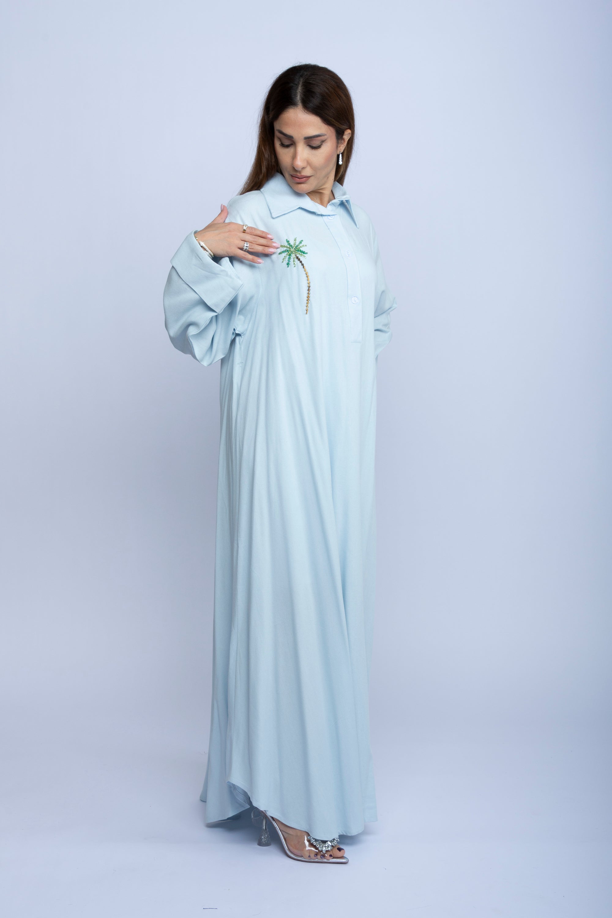 Desert Caravan Kuwaiti Embroidered Dress