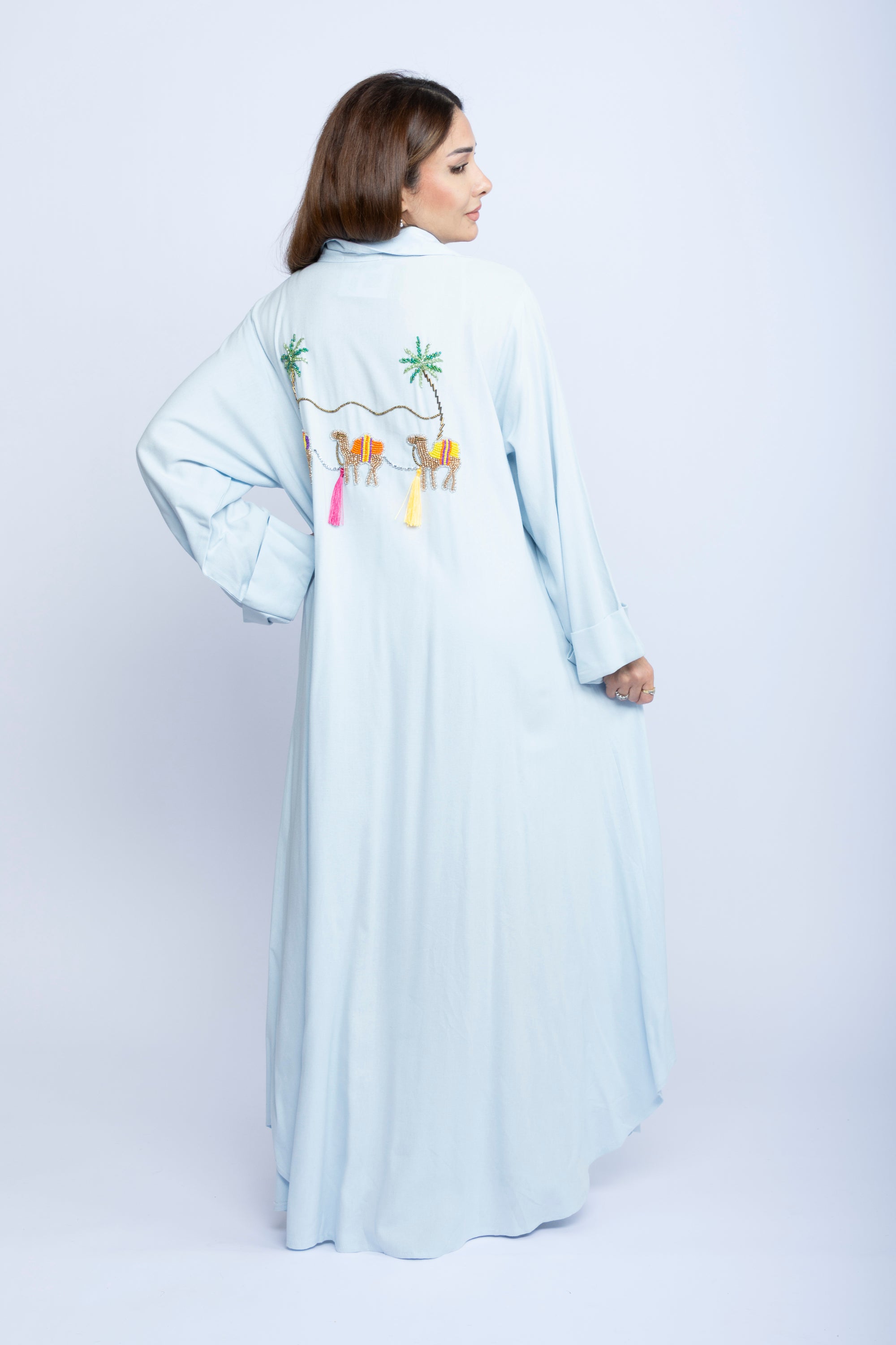 Desert Caravan Kuwaiti Embroidered Dress