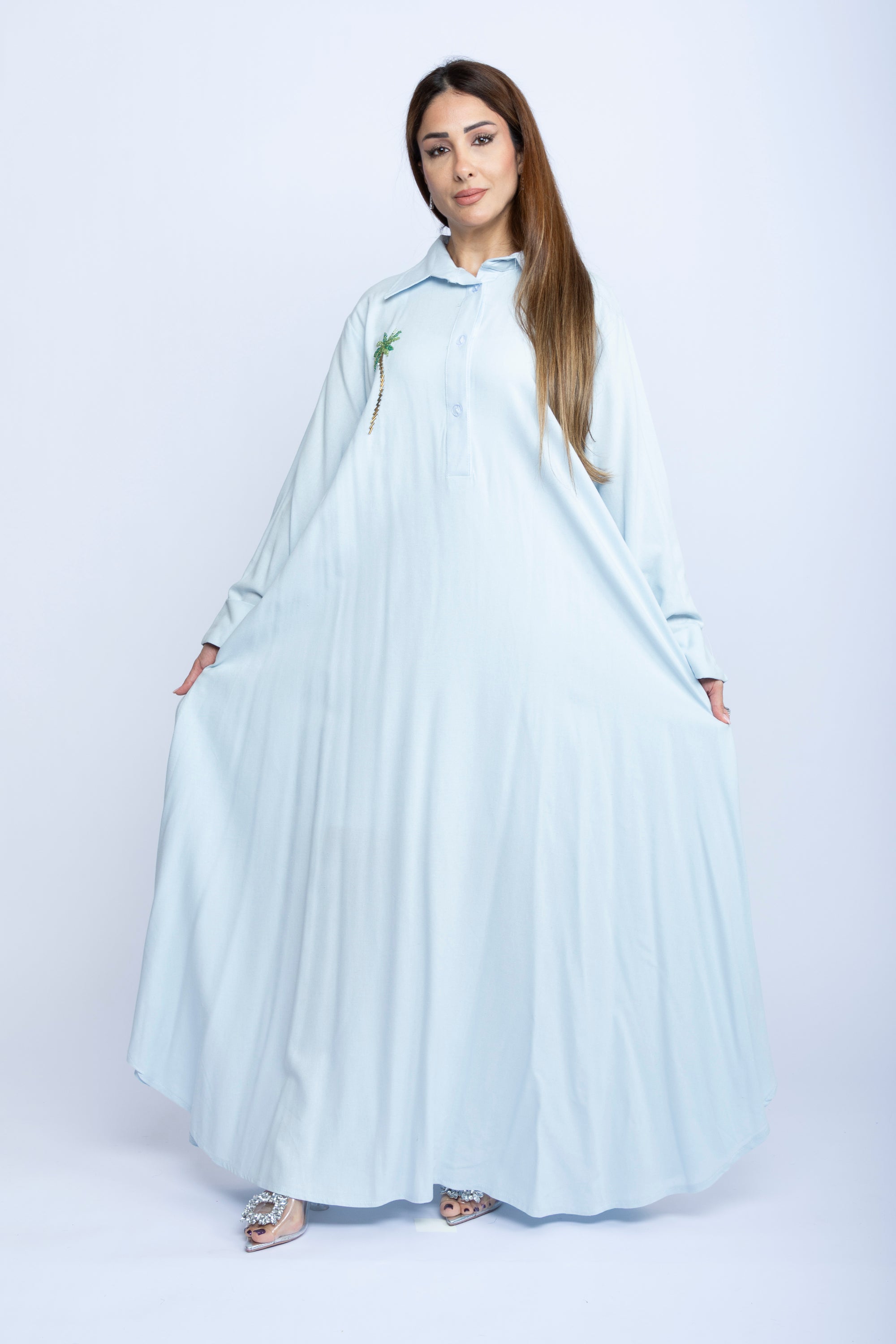 Desert Caravan Kuwaiti Embroidered Dress