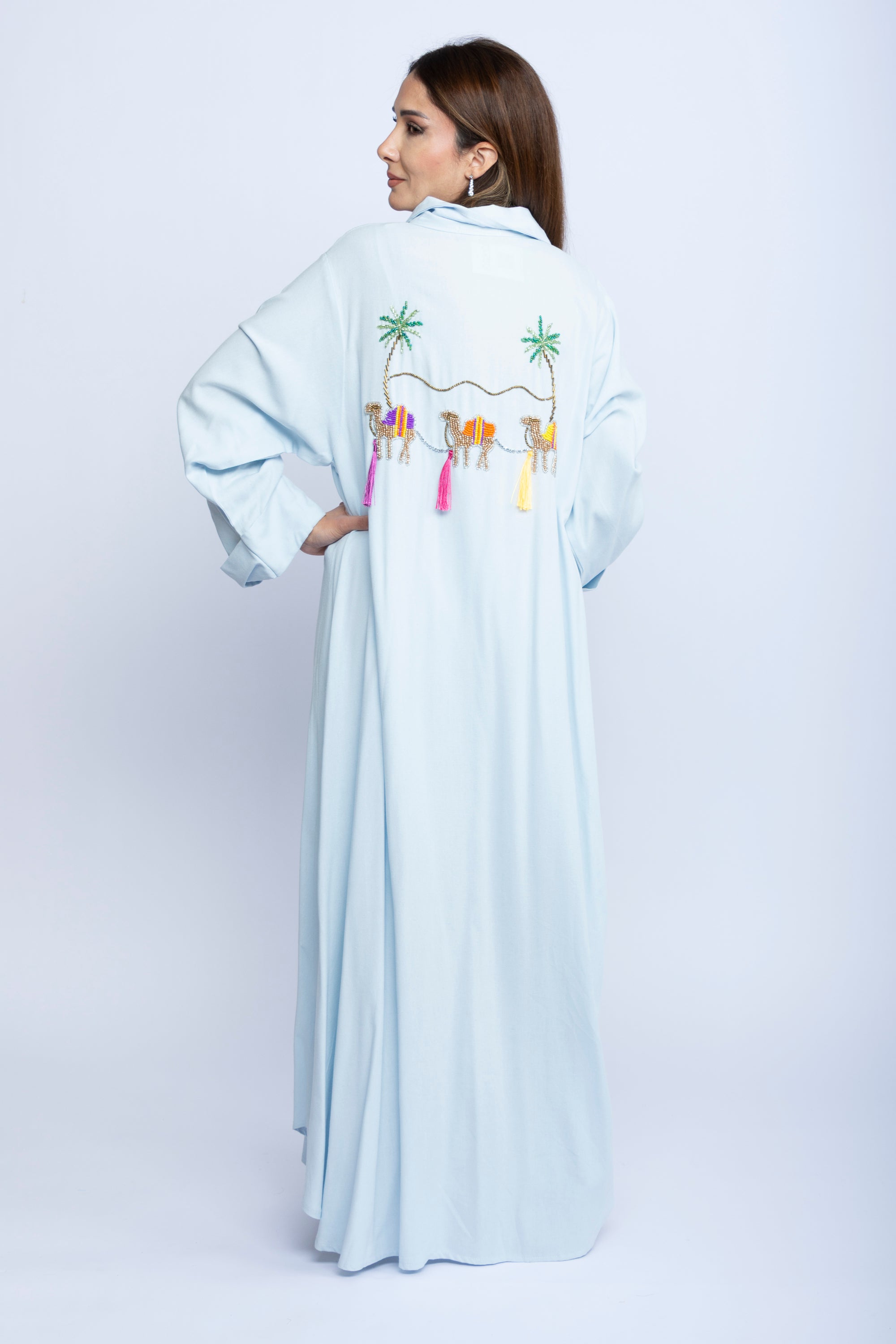 Desert Caravan Kuwaiti Embroidered Dress
