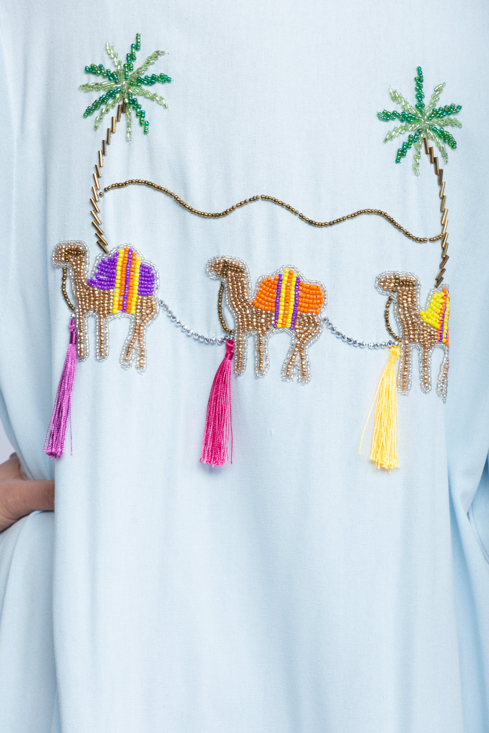 Desert Caravan Kuwaiti Embroidered Dress