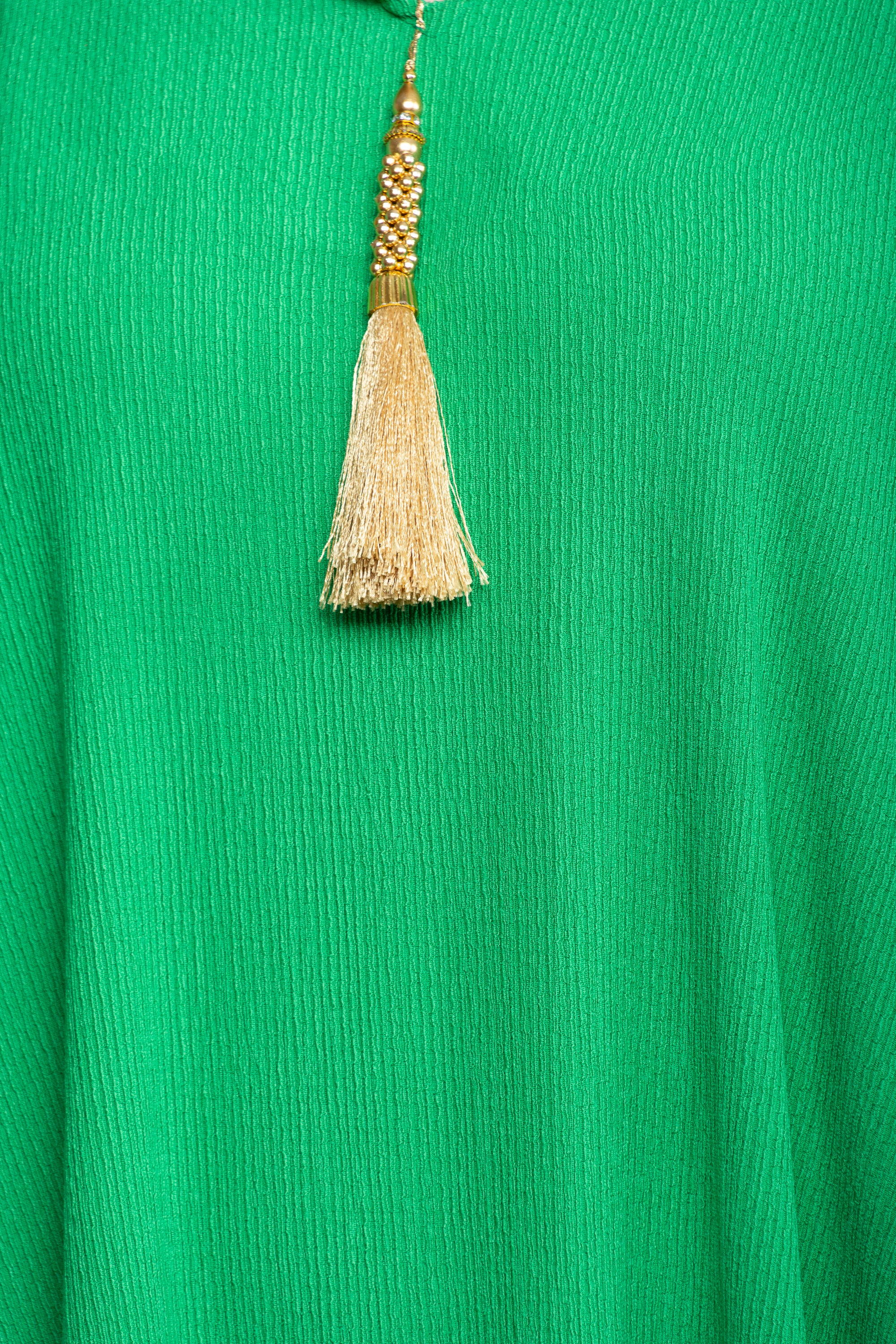 Emerald Breeze Hooded Kaftan