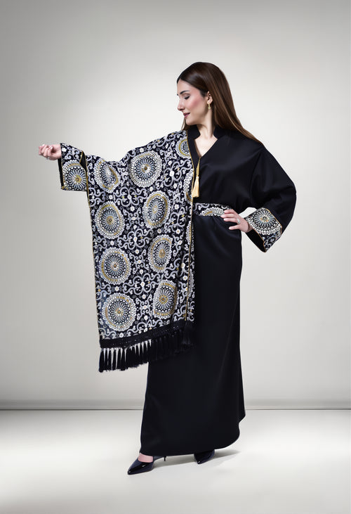 Black & Gold Grace Kuwaiti Ensemble