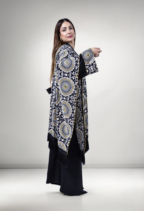 Black & Gold Grace Kuwaiti Ensemble