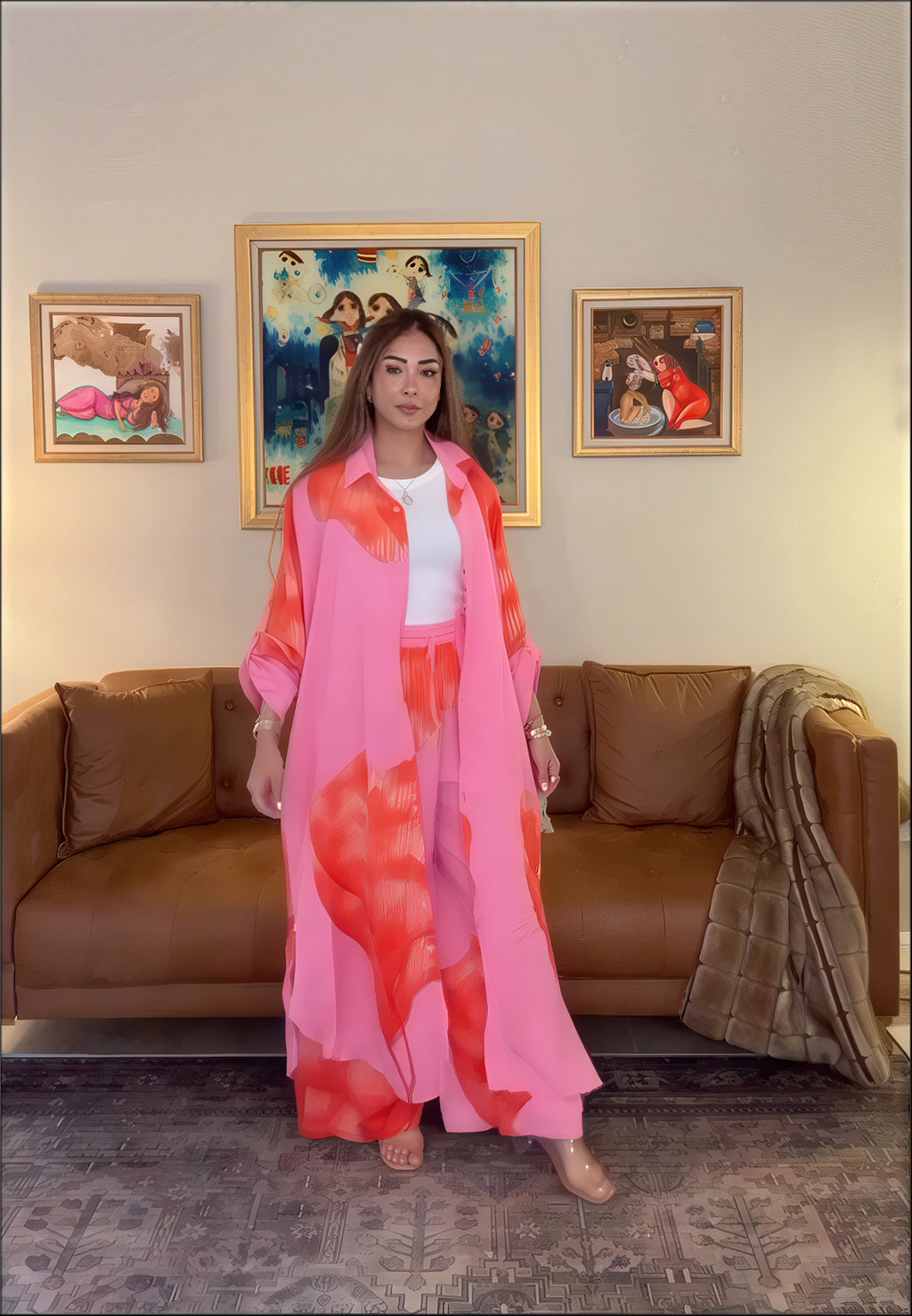 Pink Petal Co-ord Set