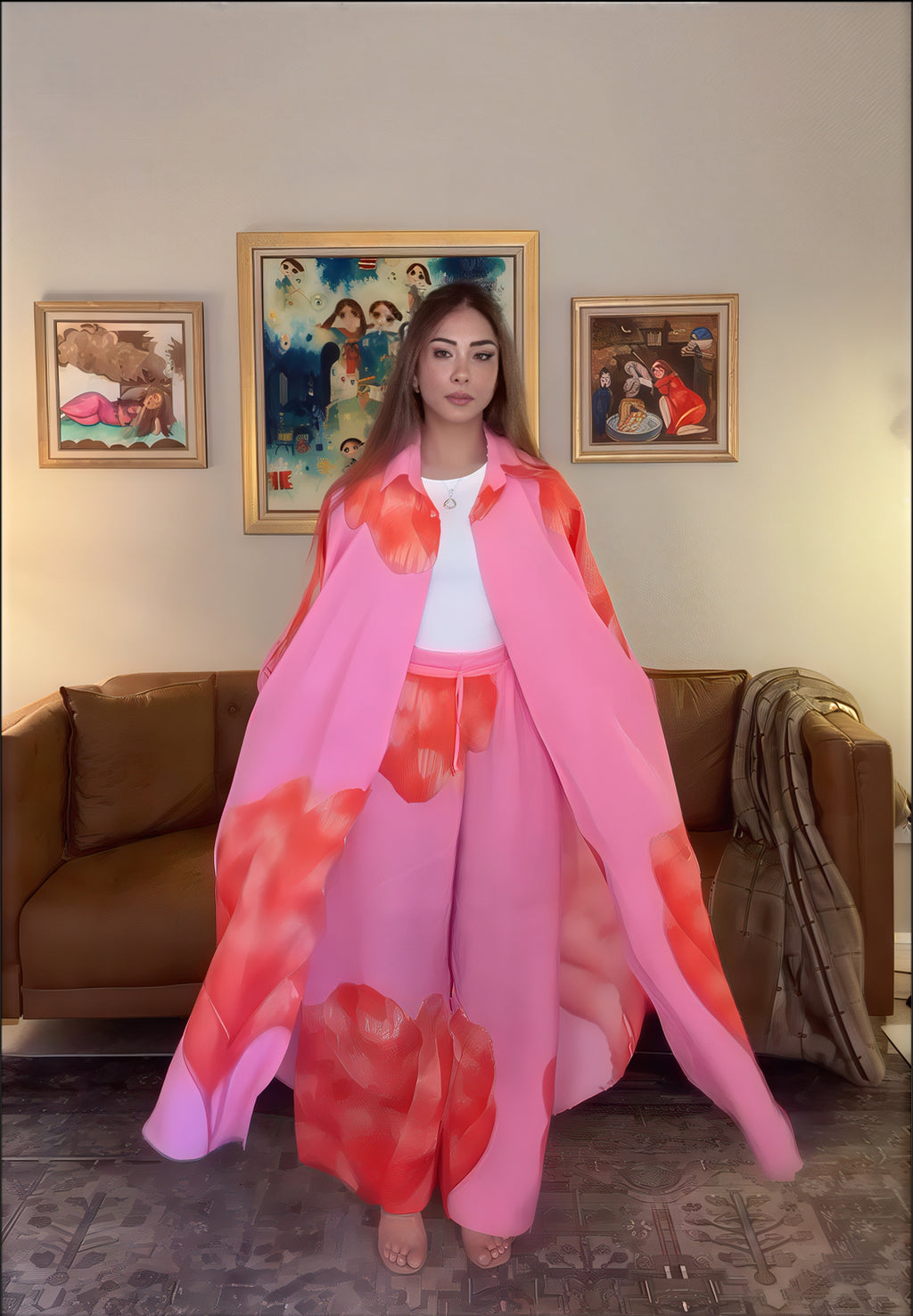 Pink Petal Co-ord Set