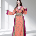 Hand woven designer Daraa - Orange