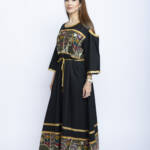 Noor Noir Kuwaiti Embroidered Dress