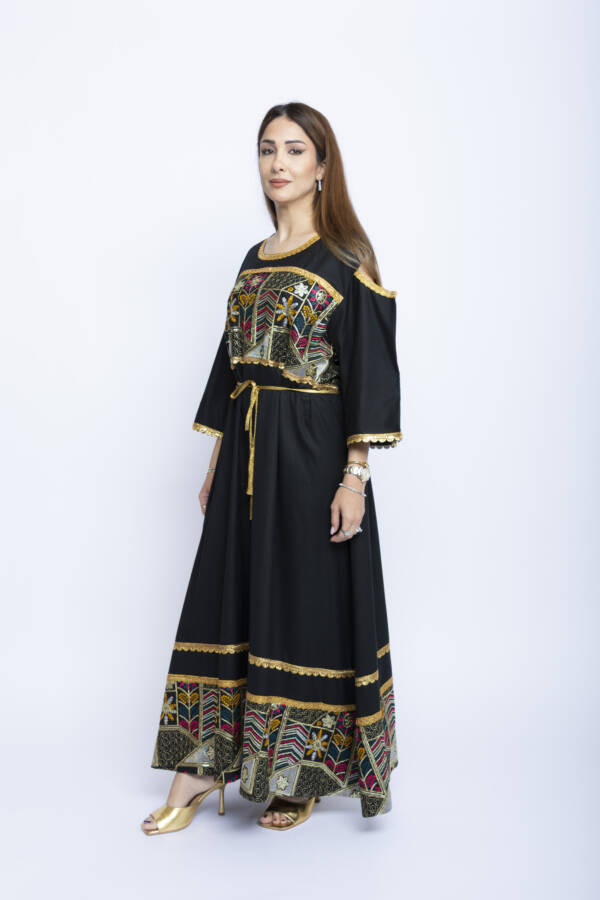 Noor Noir Kuwaiti Embroidered Dress
