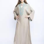 Sahara Glow Kuwaiti Beaded Kaftan