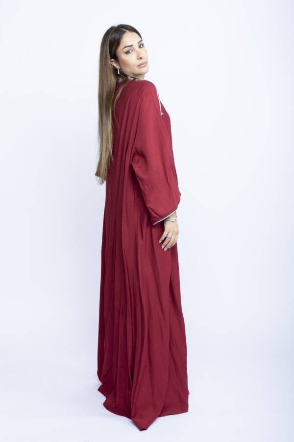 Ruby Bloom Kuwaiti Beaded Kaftan - Image 3