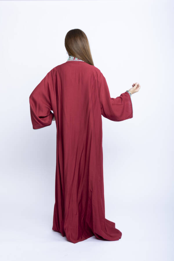 Ruby Bloom Kuwaiti Beaded Kaftan - Image 4