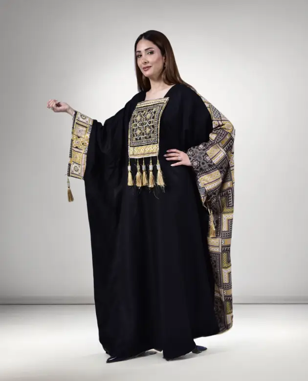 Mystic Mirage Kuwaiti Double-Faced Dress
