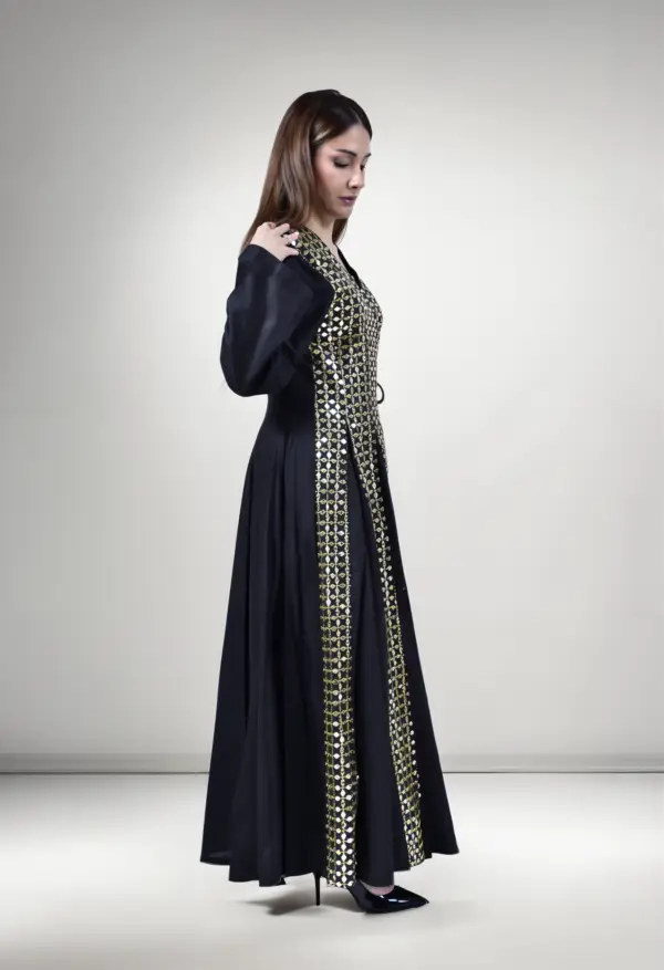 Midnight Gold Kuwaiti Sequin Dress - Image 5